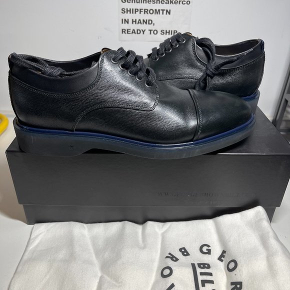 GEORGE BROWN BILT Janssen Cap Derby Oxford $295 leather Dress Shoe | Men\'s SZ 9 main image 10